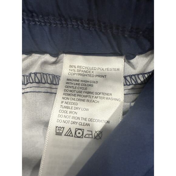 TOMMY BAHAMA Women's Blue Leopard Print Islandzone Pull-On Jogger Pant SZ Med - Picture 10 of 12